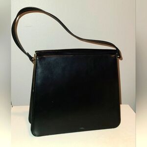 Designer Susan Gail‎ original black handbag red interior vintage
